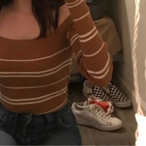 Off shoulder Aeropostale Ribbed Sweater